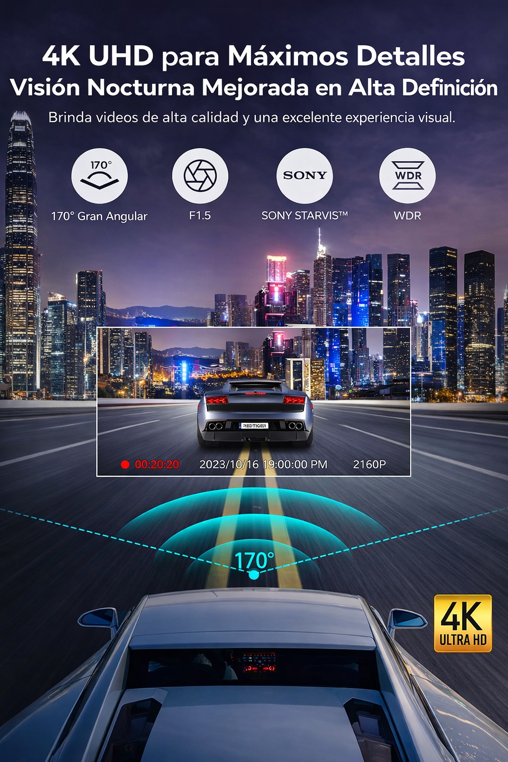 Cámara para Carro – Seguridad en Cada Kilómetro🚗