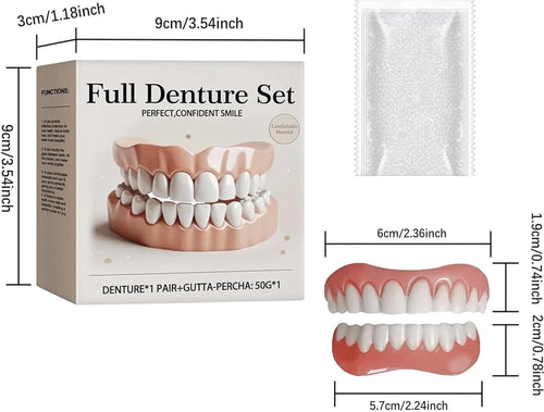 Dentadura ajustable para una sonrisa natural y segura. Hacemos envíos gratis🎁  a todo Guatemala