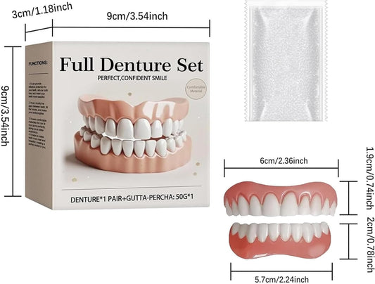 Dentadura ajustable para una sonrisa natural y segura. Hacemos envíos gratis🎁  a todo Guatemala