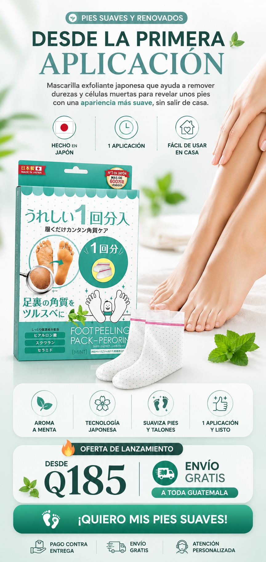 Mascarilla exfoliante japonesa + ENVIO GRATIS