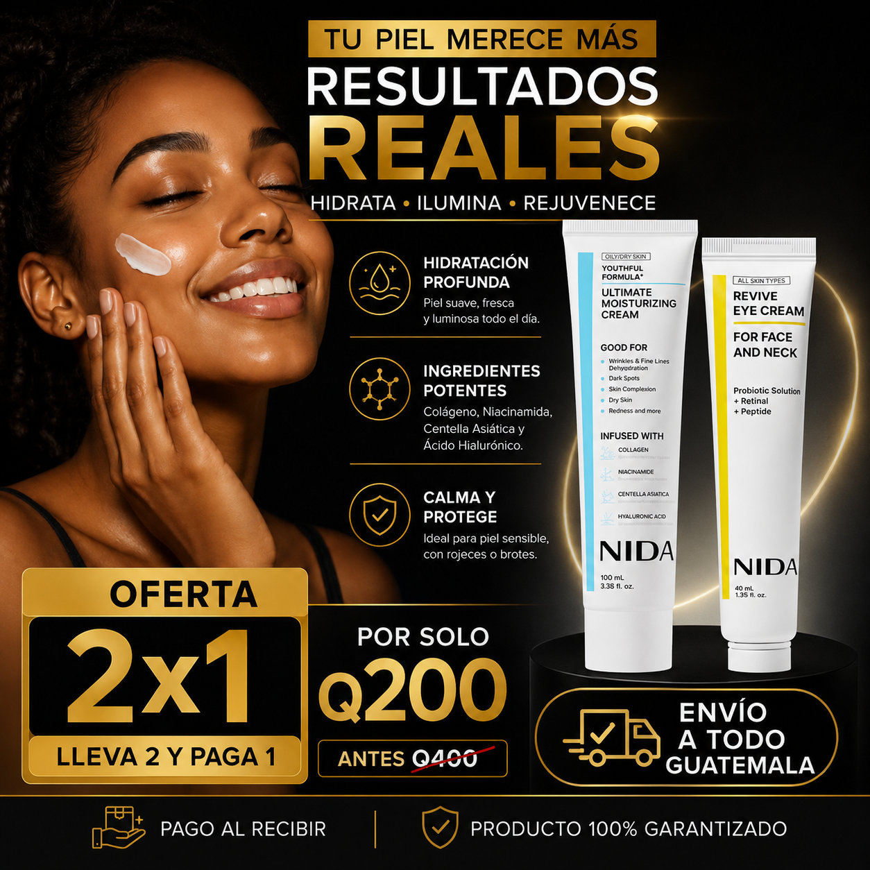 ✨ Cuida tu piel con NIDA y recibe ENVÍO GRATIS