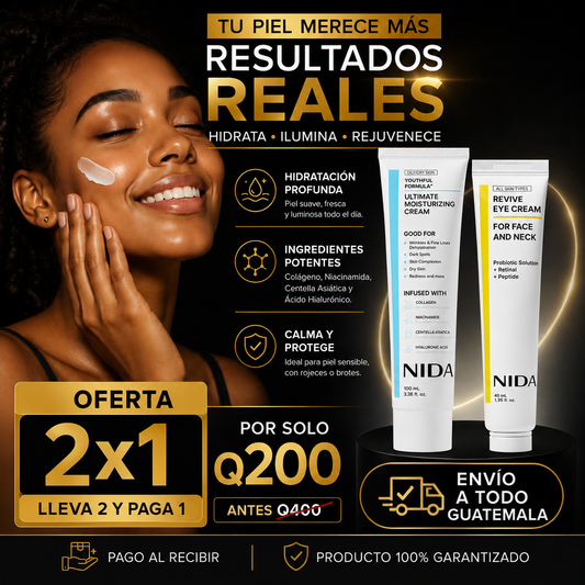 ✨ Cuida tu piel con NIDA y recibe ENVÍO GRATIS