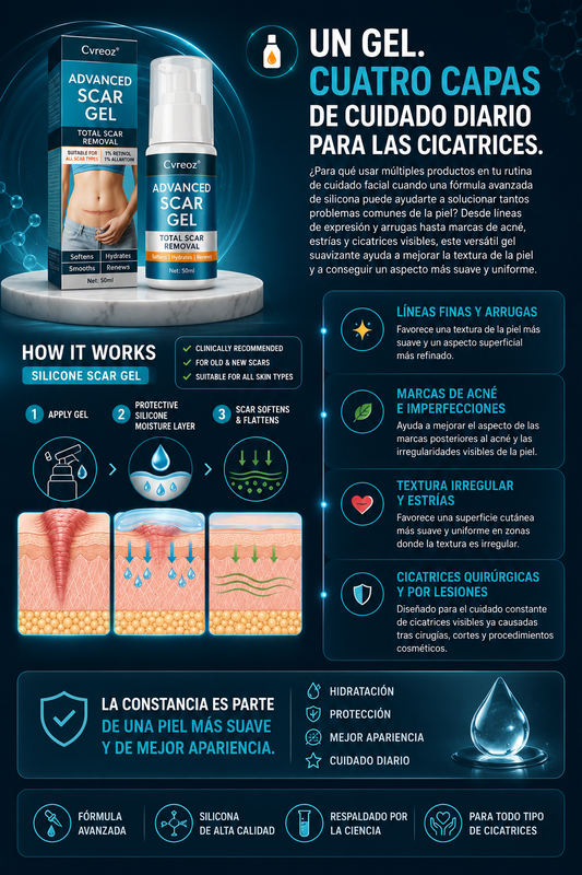 GEL DE SILICONA PARA CICATRICES