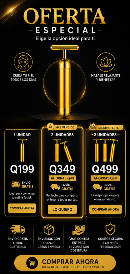 MASAJEADOR GOLD + ENVIO GRATIS