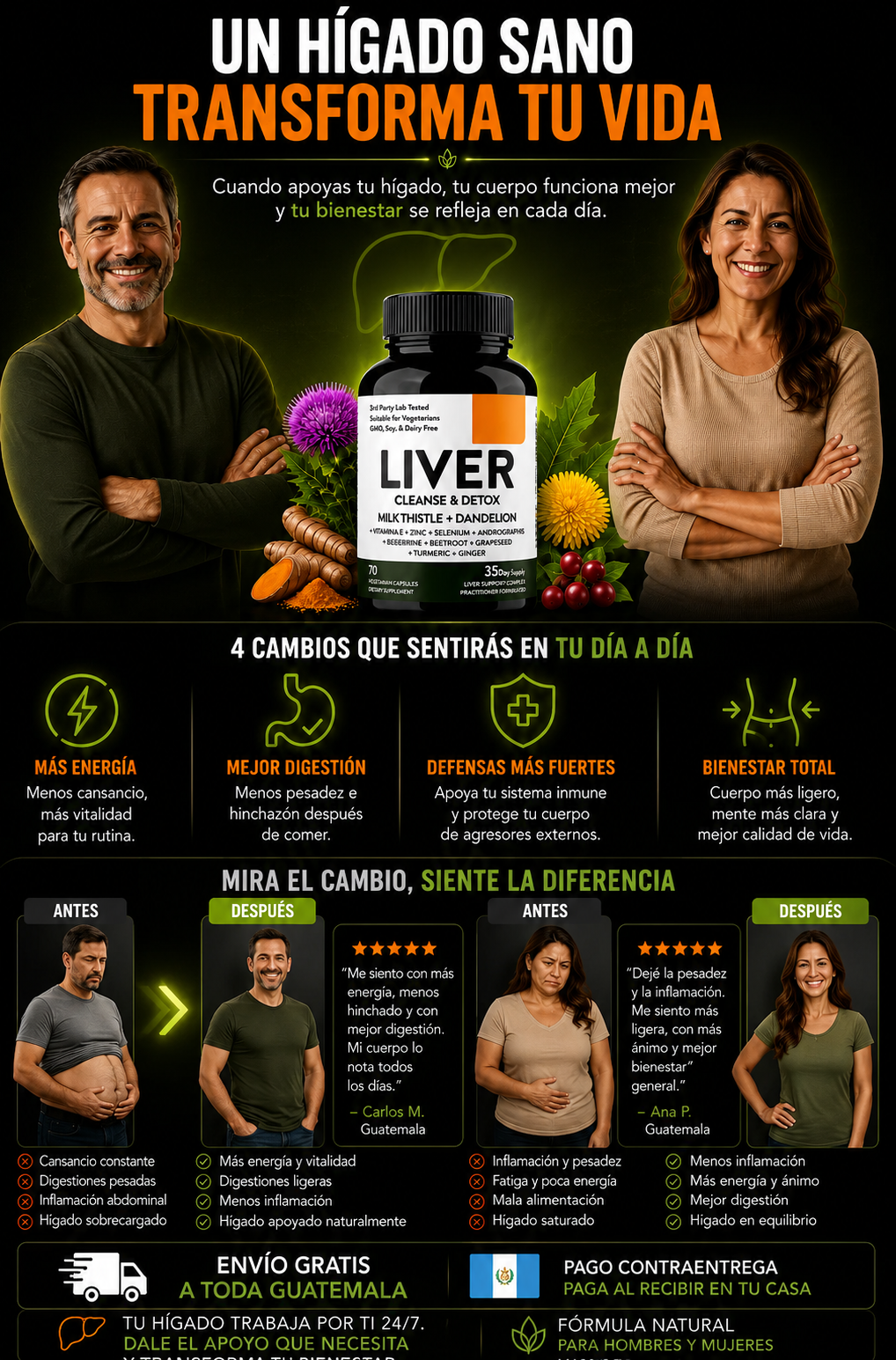 Liver Cleanse &amp; Detox™ | 60 Cápsulas C/U;