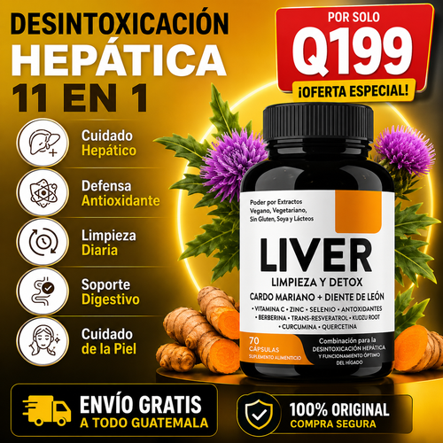 Liver Cleanse &amp; Detox™ | 60 Cápsulas C/U;