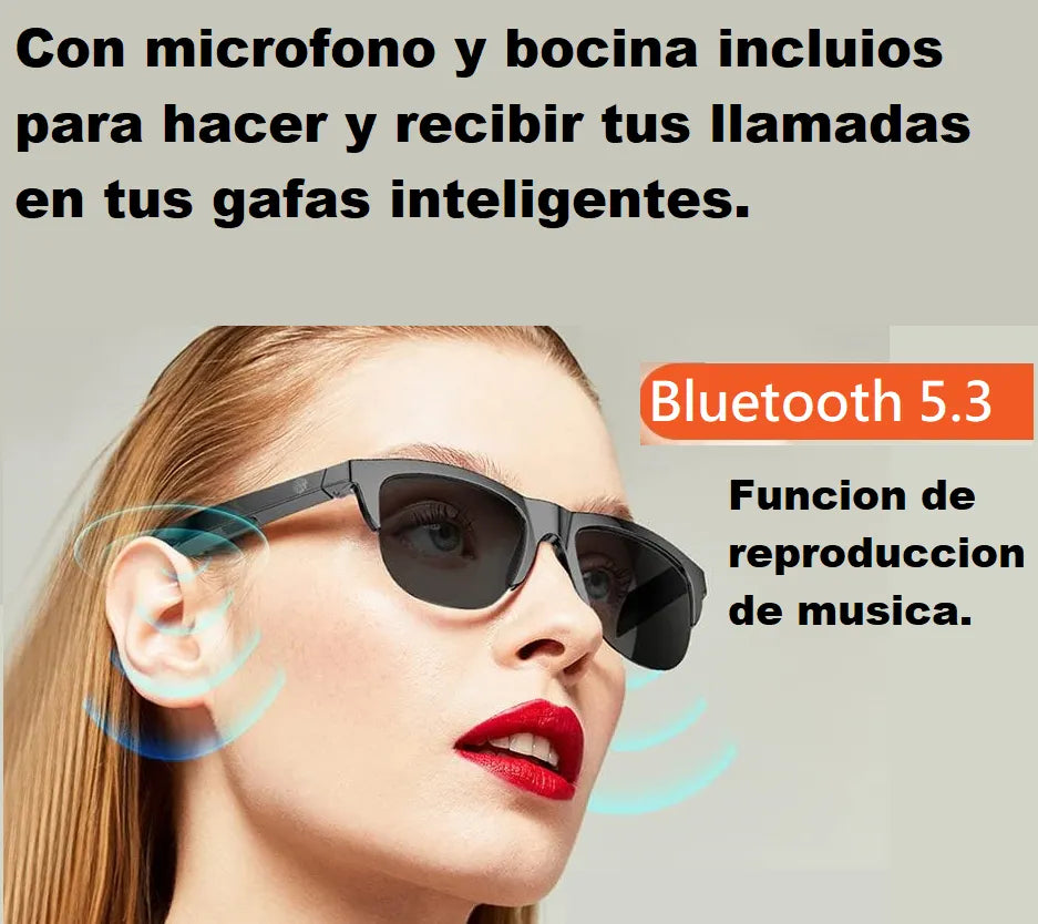 😎 VISIONBEAT™ - Gafas Inteligentes con Audio Bluetooth Integrado