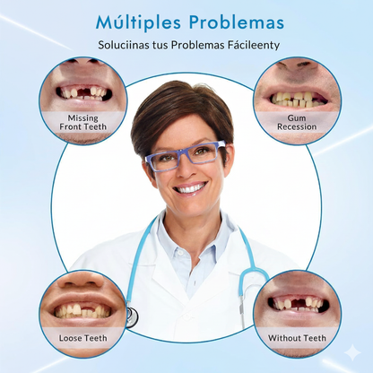 Dentadura ajustable para una sonrisa natural y segura. Hacemos envíos gratis🎁  a todo Guatemala